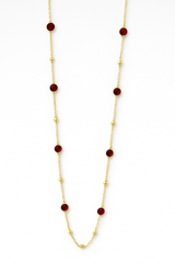 Red Stone Design Necklace