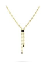 Rainbow Lariat Necklace