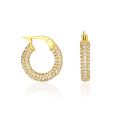 Medium Stone Earring