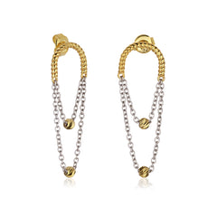 Two Color Chain Earring