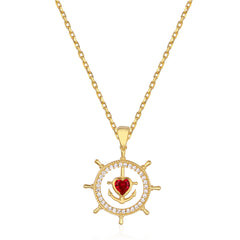 Red Eye Design Eye Necklace