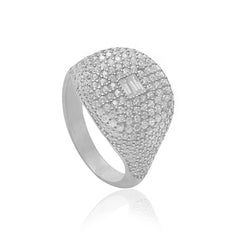 White Stone Ring
