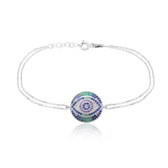 Dark Blue Eye Bracelet