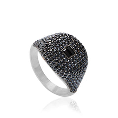 Black Stone Ring