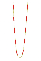 Red Stone Handmade Necklace