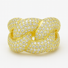 Full Stone Gourmet Ring
