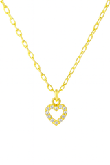 Minimal Heart Necklace