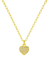 Minimal Heart Necklace