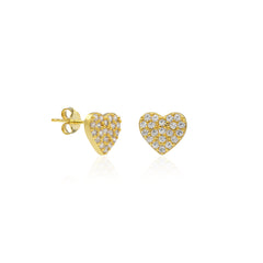 Minimal Heart Earring