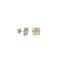 Minimal Double Color Earring