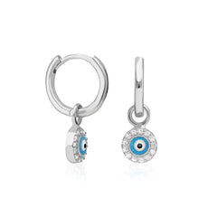 Drop Evil Eye Earring