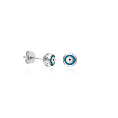 Minimal Evil Eye Earring