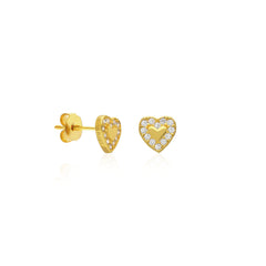 Minimal Heart Earring