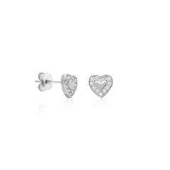 Minimal Heart Earring