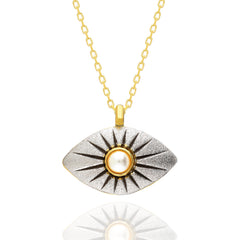 Matte Eye Necklace
