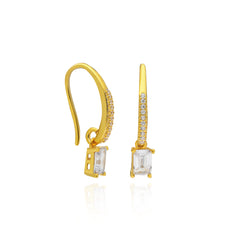 Baguette Drop Earring