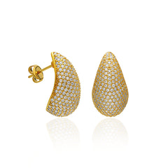 Small Stone Drop Earring