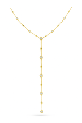 Rainbow Lariat Necklace