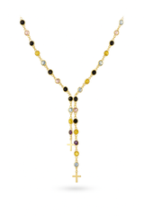 Rainbow Lariat Necklace