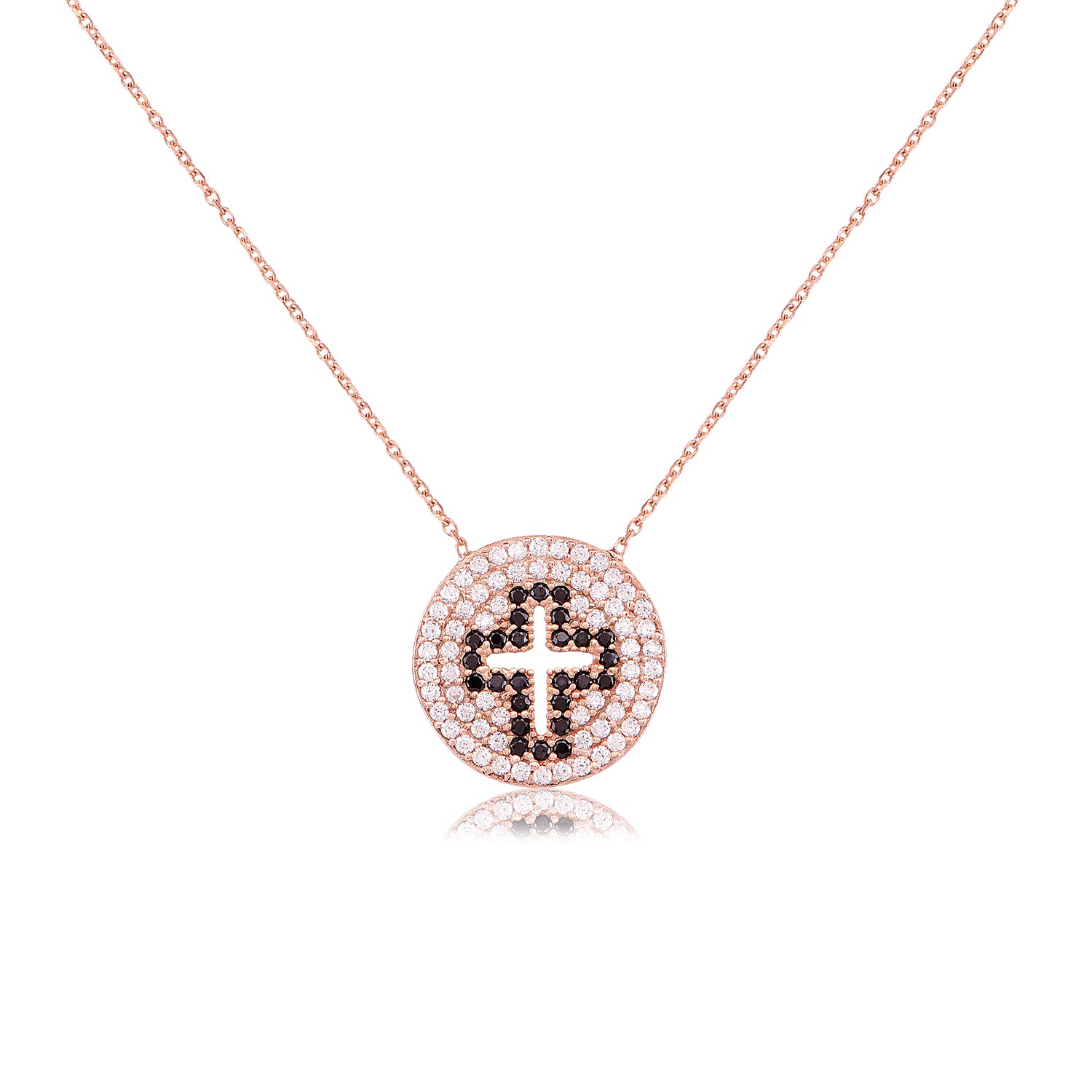 Stone Cross Necklace