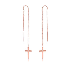 Chain Cross Earring