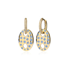 Star Enamel Earring