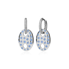 Star Enamel Earring