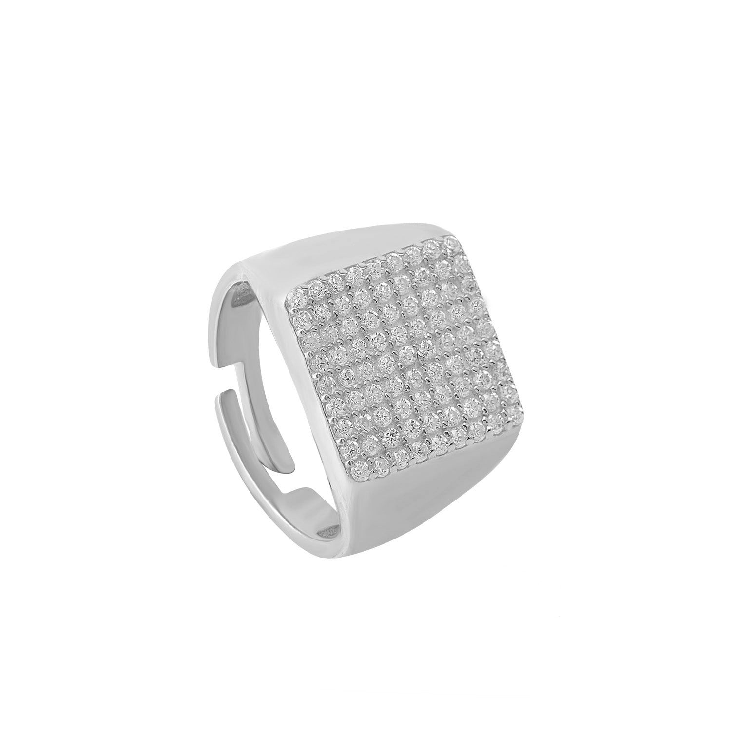 Stone Square Ring