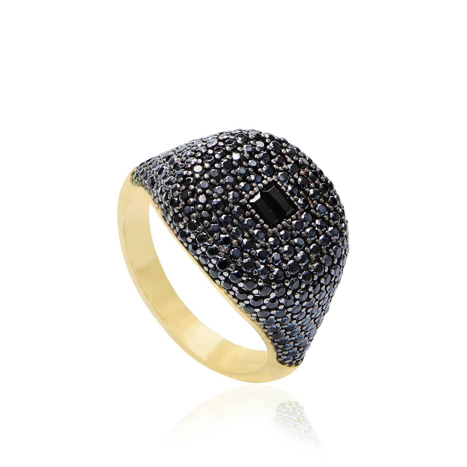 Black Stone Ring
