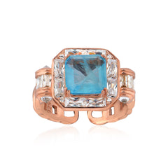 Aqua Paraiba Stone Ring