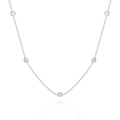 White Stone Necklace