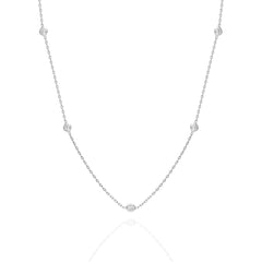 White Stone Necklace