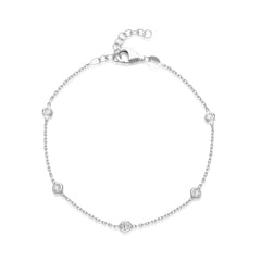 White Stone Bracelet