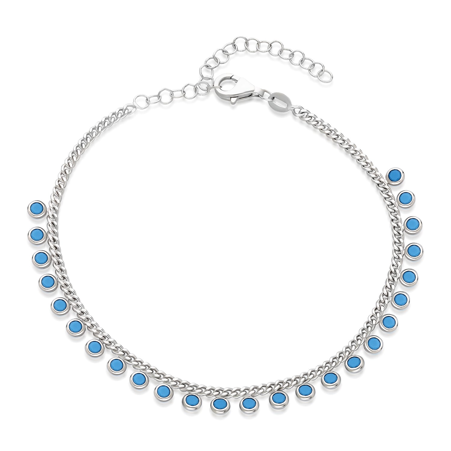 Turquoise Round Stone Bracelet