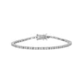 2.5mm White Tennis Bracelet