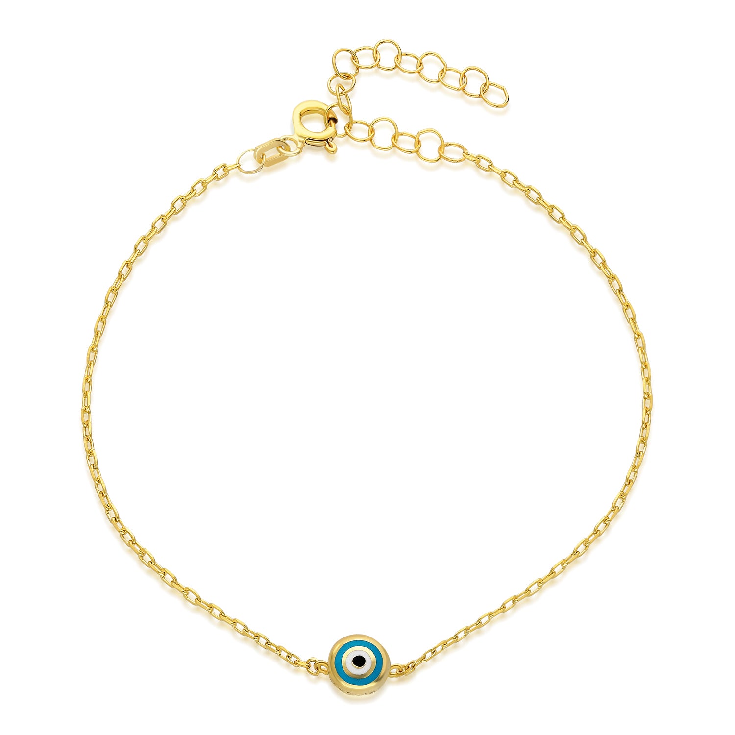 Minimal Evil Eye Bracelet