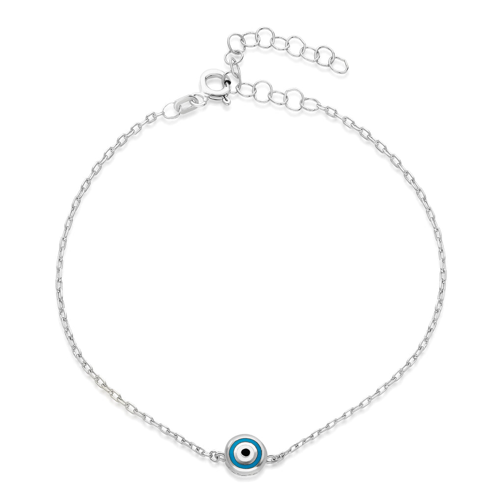Minimal Evil Eye Bracelet