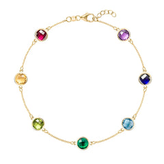 Rainbow Stone Bracelet