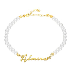 Name Pearl Bracelet