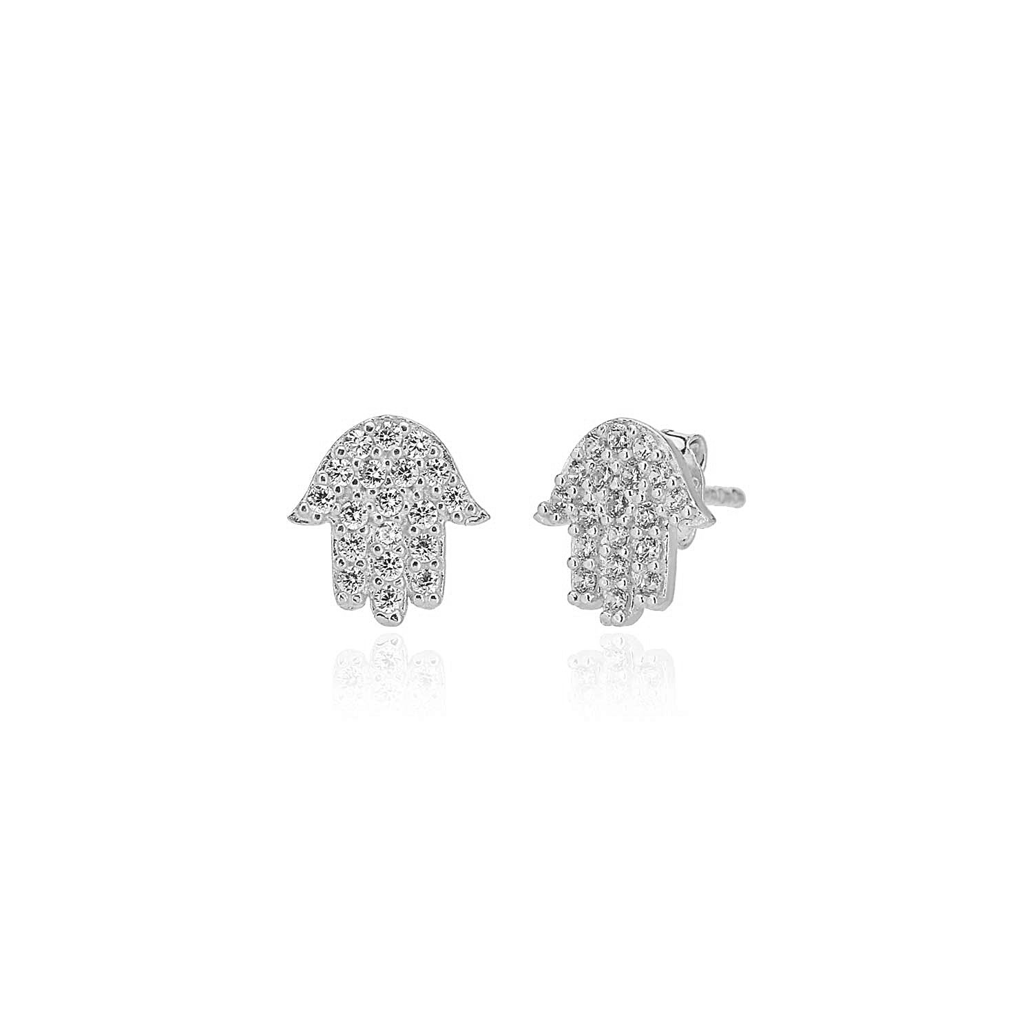 Mini Fatma's Hand Stud Earring - Glamie Jewelry