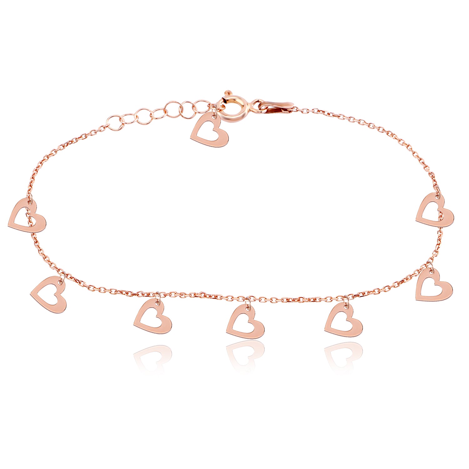 Heart Anklet - Glamie Jewelry