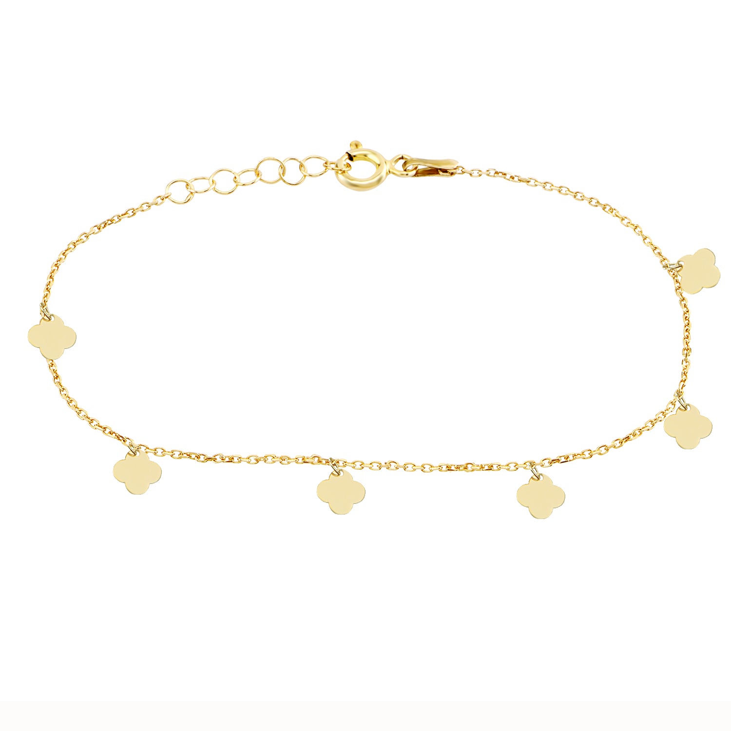 Clover Anklet - Glamie Jewelry