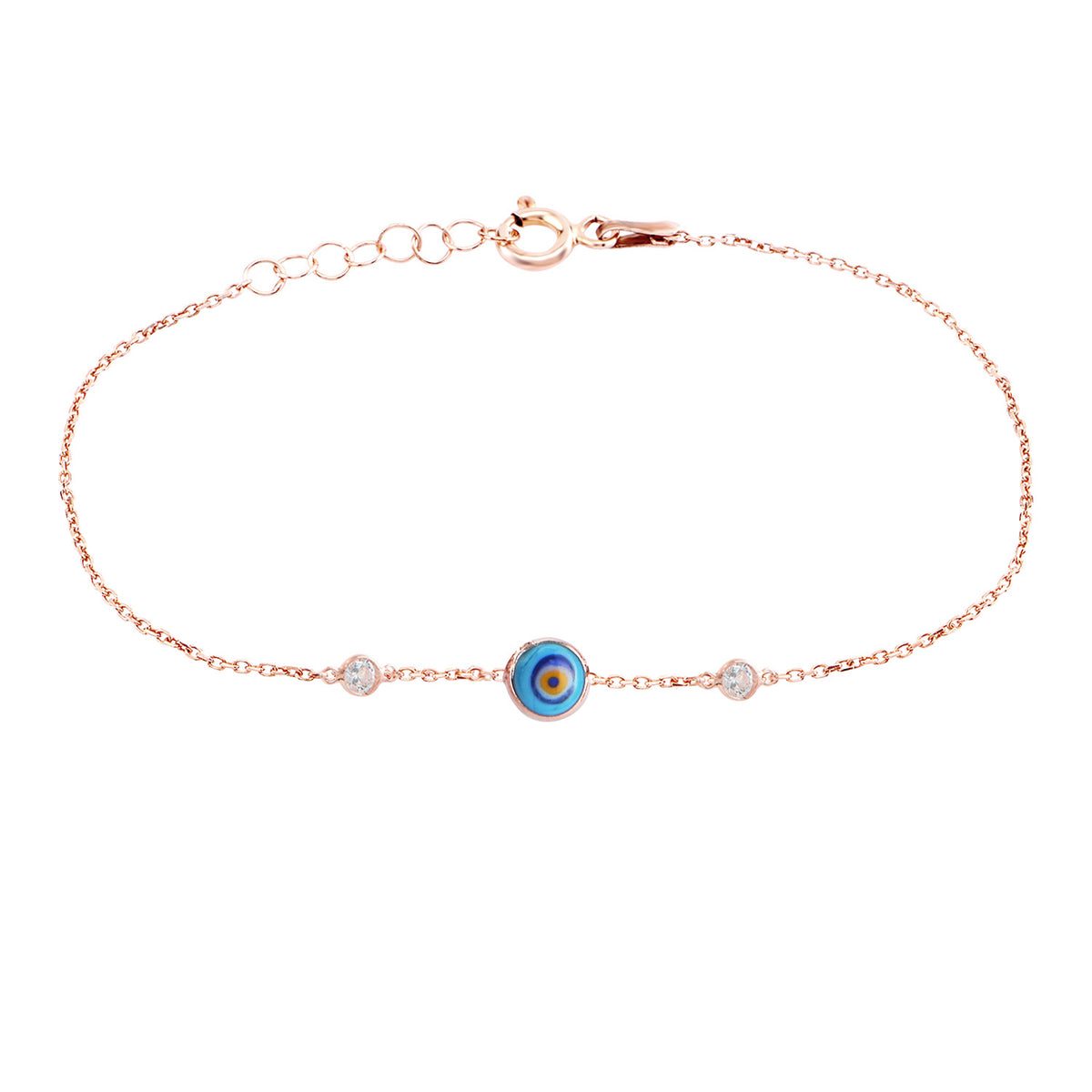 Enamel Eye Anklet - Glamie Jewelry