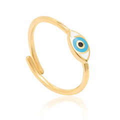 Enamel Eye Ring - Glamie Jewelry