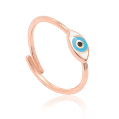 Enamel Eye Ring - Glamie Jewelry