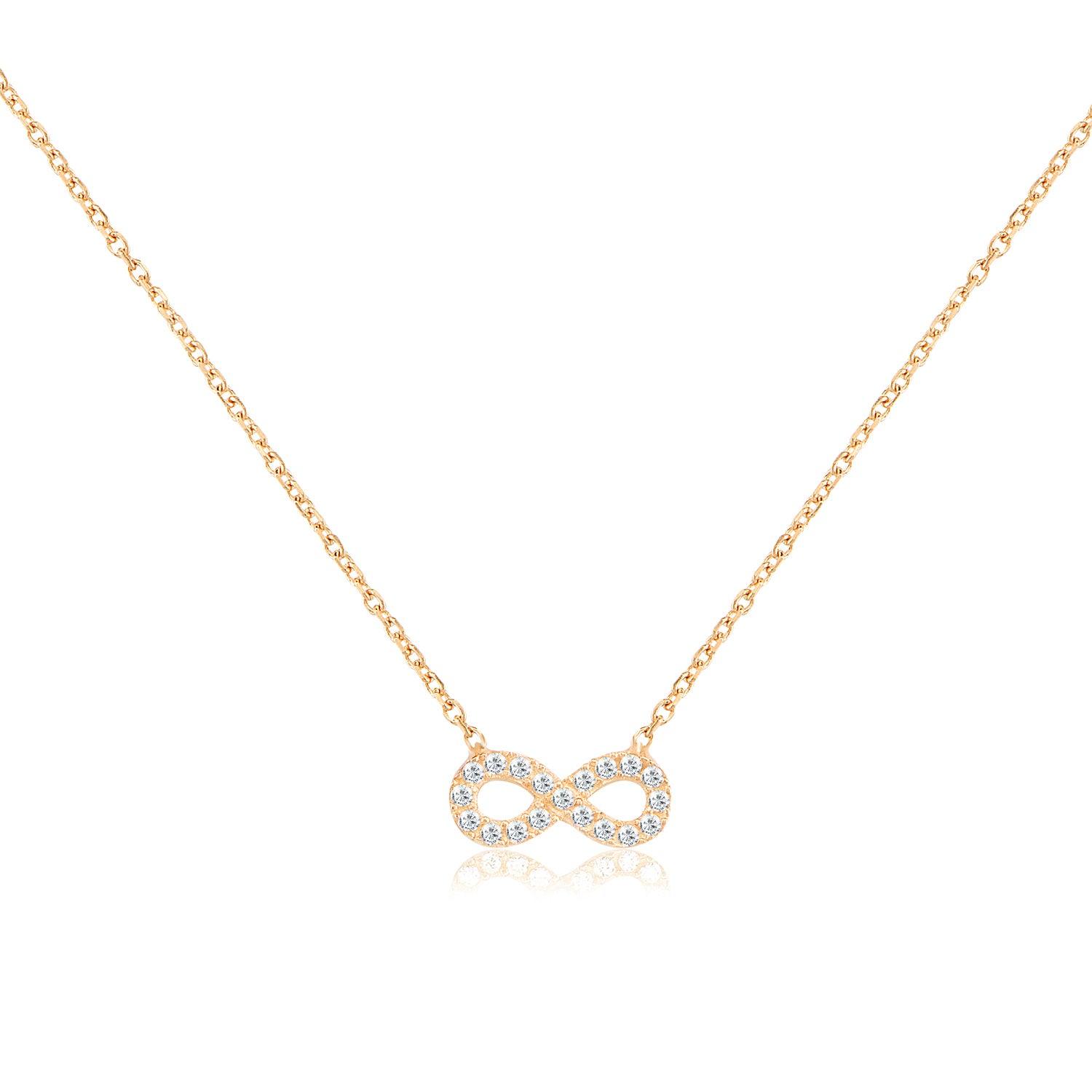 Mini Infinity Necklace - Glamie Jewelry