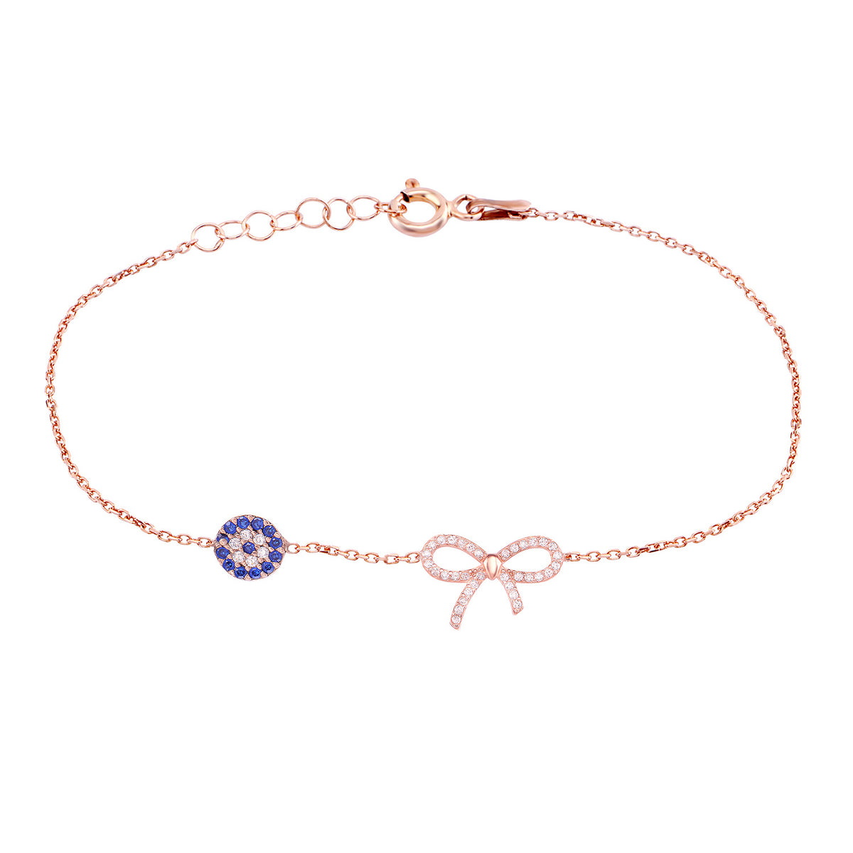 Ribbon Evil Eye Bracelet - Glamie Jewelry