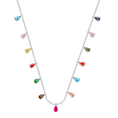 Rainbow Drip Necklace - Glamie Jewelry