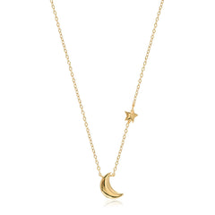 Star and Crescent Necklace - Glamie Jewelry