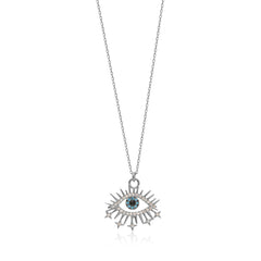 Dangle Stone Eye Necklace - Glamie Jewelry